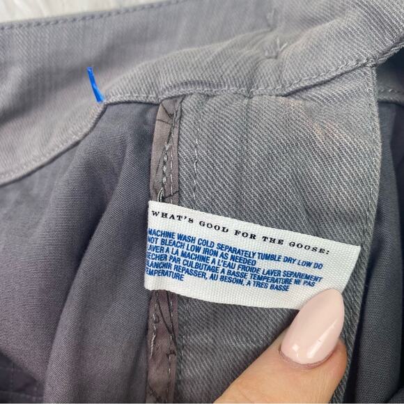 Anthropologie Leifsdottir Alicante Quilted Pencil Skirt Gray Size 6 NWT - Picture 6 of 14